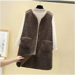 Lamb Wool Vest for Women 3PCS