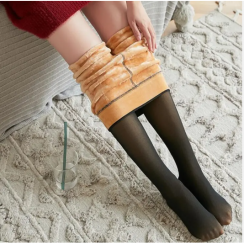 Women Winter Fleece Lined Pantyhose 3PCS