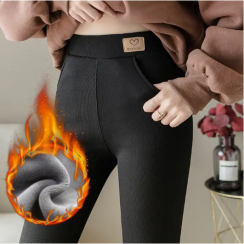 Solid Color High Waist Side Pocket Women Leggings 3PCS