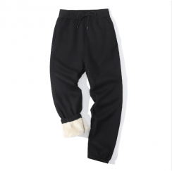 Winter Women Wool Sweat Track Pants Trousers 4PCS