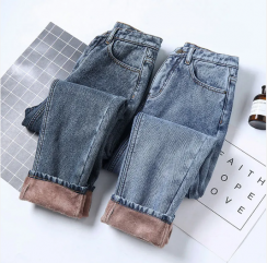 Winter Warm Jeans 2PCS