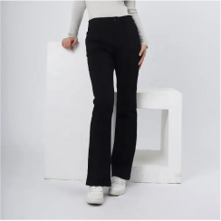 Womens Autumn and Winter Bell-bottom Pants