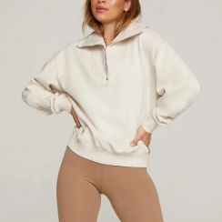 Half Zip Pullover Sweatshirt 2PCS